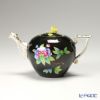 ヘレンド 黒いヴィクトリア VE-FN 00608-0-09 ティーポット ローズ 400ml