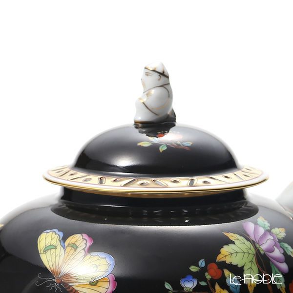 ヘレンド シノワズリ （中国趣味） 黒いヴィクトリア VE-FN ティーポット（L） マンダリン 700ml 03304-0-21
