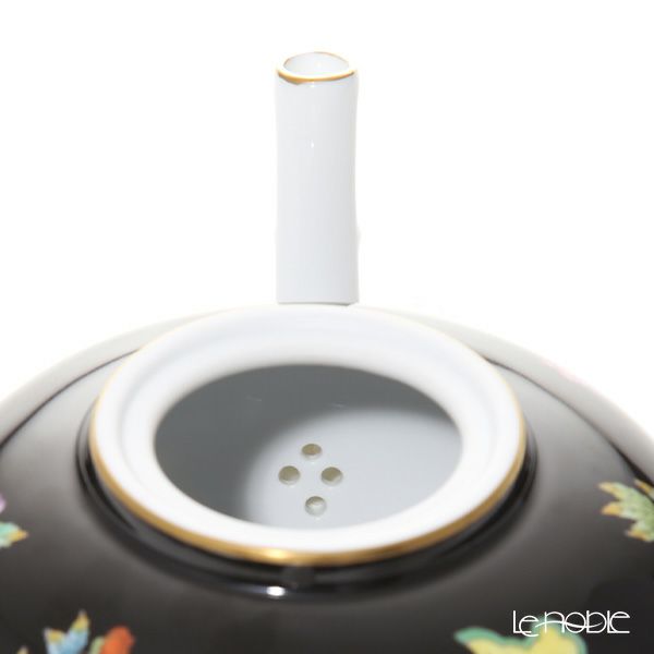 ヘレンド シノワズリ （中国趣味） 黒いヴィクトリア VE-FN ティーポット（L） マンダリン 700ml 03304-0-21