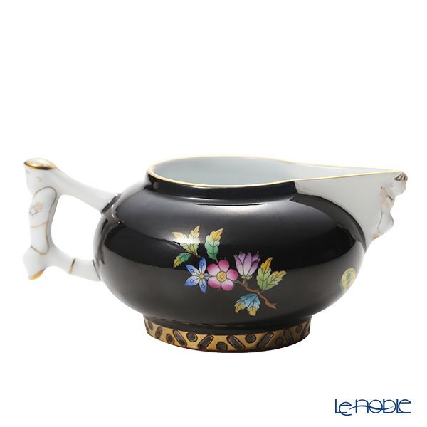 ヘレンド シノワズリ （中国趣味） 黒いヴィクトリア VE-FN クリーマー マンダリン 100ml 03344-0-21