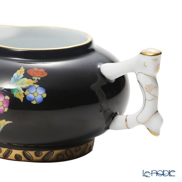 ヘレンド シノワズリ （中国趣味） 黒いヴィクトリア VE-FN クリーマー マンダリン 100ml 03344-0-21