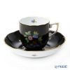 ヘレンド 黒いヴィクトリア VE-FN 20707-0-00 モカカップ＆ソーサー 150ml