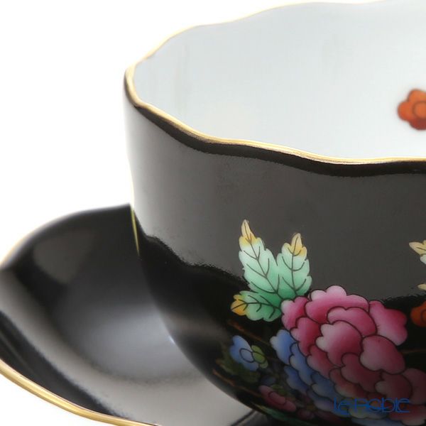 ヘレンド 黒いヴィクトリア VE-FN 20724-0-00 ティーカップ＆ソーサー 200ml