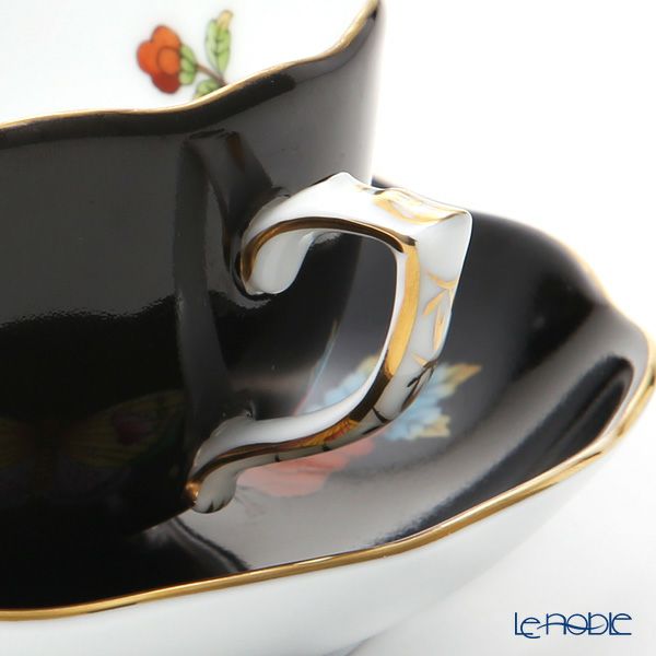 ヘレンド 黒いヴィクトリア VE-FN 20724-0-00 ティーカップ＆ソーサー 200ml