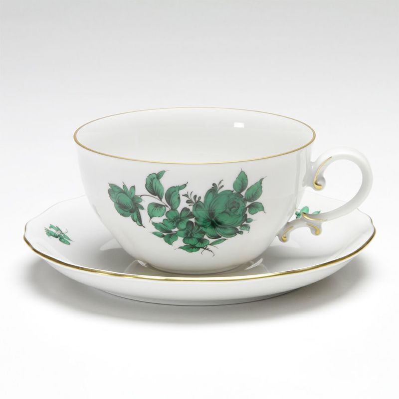 アウガルテン（AUGARTEN） マリアテレジア（5098A） バラ ティーカップ＆ソーサー（L） 0.25L（062）