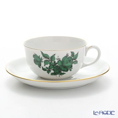 アウガルテン（AUGARTEN） マリアテレジア（5098A） バラ ティーカップ＆ソーサー 200ml（001シューベルトシェイプ）