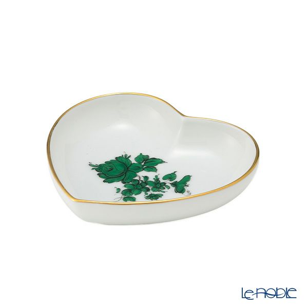 アウガルテン（AUGARTEN） マリアテレジア（5098A） バラ ハートディッシュ 10cm（862）