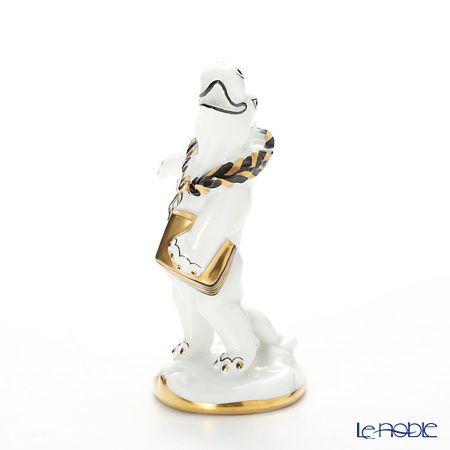 アウガルテン（AUGARTEN） フィギュリン アニマルフィルハーモニックス（011210） 歌手のカバ（クリムトカラー）