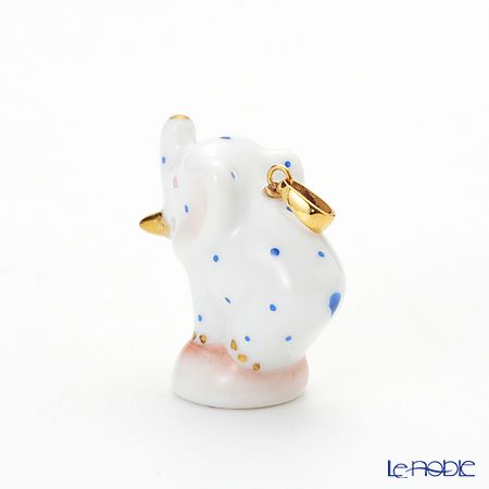 ヘレンド ペンダントトップ C-B 05292-0-47 エレファント ブルー