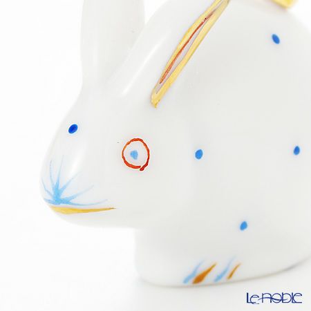 ヘレンド ペンダントトップ C-B 05339-0-47 ラビット ブルー