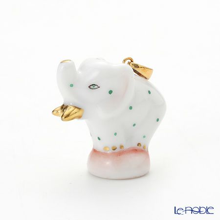 ヘレンド ペンダントトップ C-V 05292-0-47 エレファント グリーン