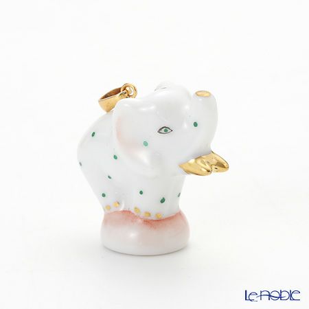 ヘレンド ペンダントトップ C-V 05292-0-47 エレファント グリーン