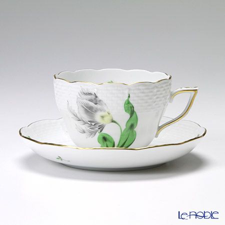 ヘレンド キティ KY-5（ブラック） 00730-0-00 ティーカップ＆ソーサー（兼用） 200ml