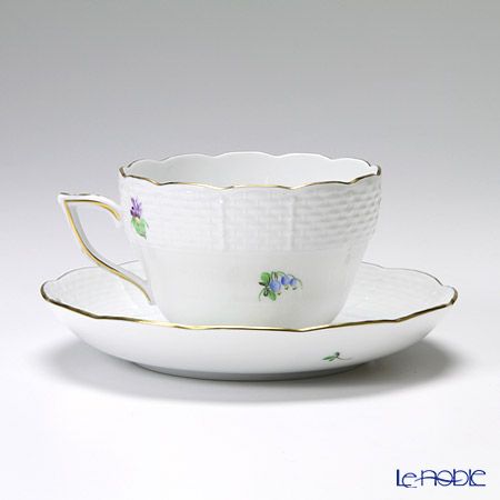 ヘレンド キティ KY-5（ブラック） 00730-0-00 ティーカップ＆ソーサー（兼用） 200ml