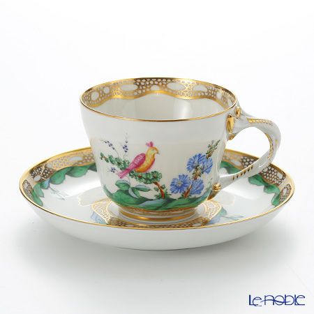 アウガルテン（AUGARTEN） ファンタジーバード（6766A） コーヒーカップ＆ソーサー（070）