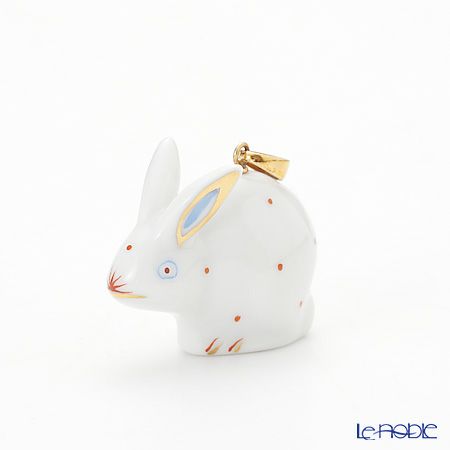 ヘレンド ペンダントトップ C-R 05339-0-47 ラビット レッド