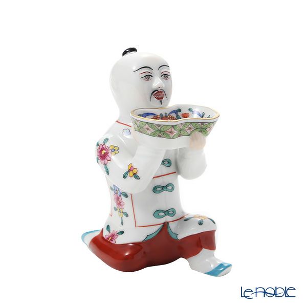 ヘレンド シノワズリ （中国趣味）ヘレンド人形 C オキュウジサン／お給仕 マンダリン（S）12cm 05652-0-00