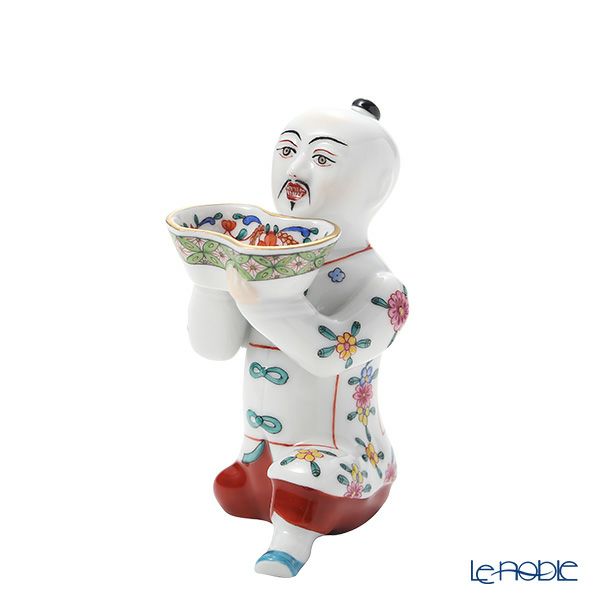 ヘレンド シノワズリ （中国趣味）ヘレンド人形 C オキュウジサン／お給仕 マンダリン（S）12cm 05652-0-00