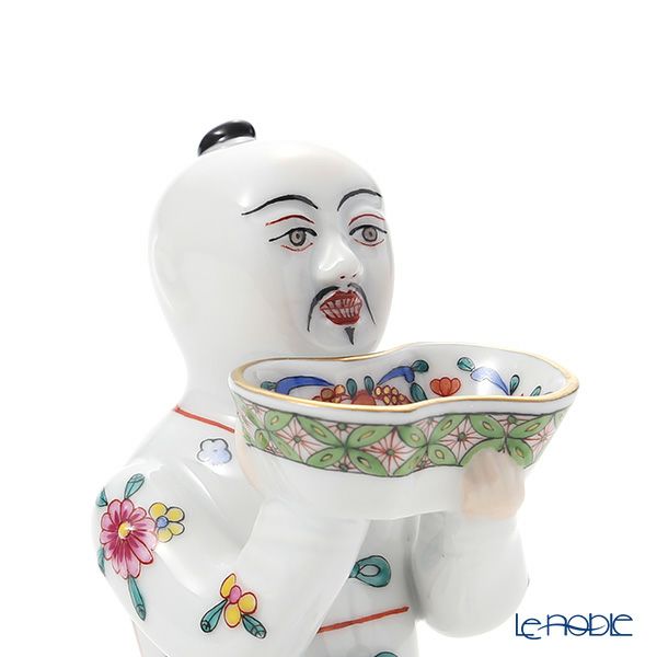 ヘレンド シノワズリ （中国趣味）ヘレンド人形 C オキュウジサン／お給仕 マンダリン（S）12cm 05652-0-00