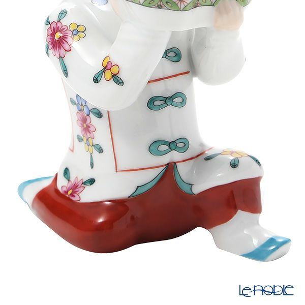 ヘレンド シノワズリ （中国趣味）ヘレンド人形 C オキュウジサン／お給仕 マンダリン（S）12cm 05652-0-00