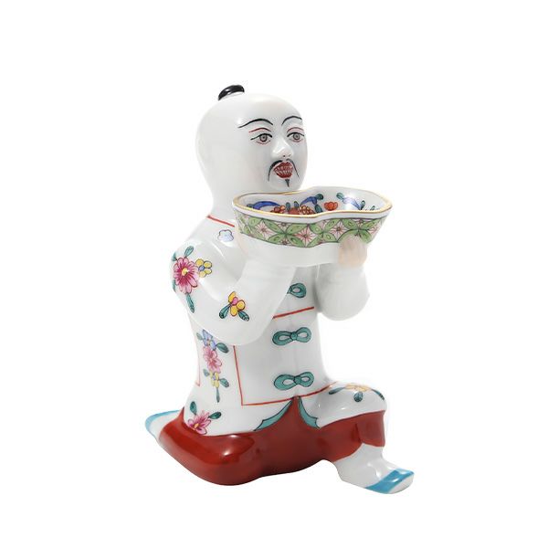 ヘレンド シノワズリ （中国趣味）ヘレンド人形 C オキュウジサン／お給仕 マンダリン（S）12cm 05652-0-00