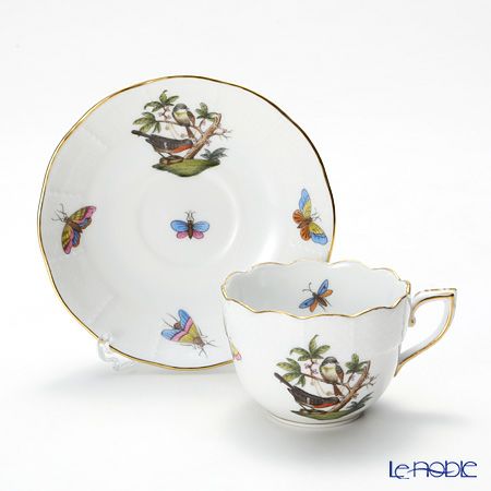 ヘレンド ロスチャイルドバード RO-2 00711-0-00 モカカップ＆ソーサー 100ml