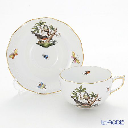 ヘレンド ロスチャイルドバード RO-2 00724-0-00 ティーカップ＆ソーサー 200ml
