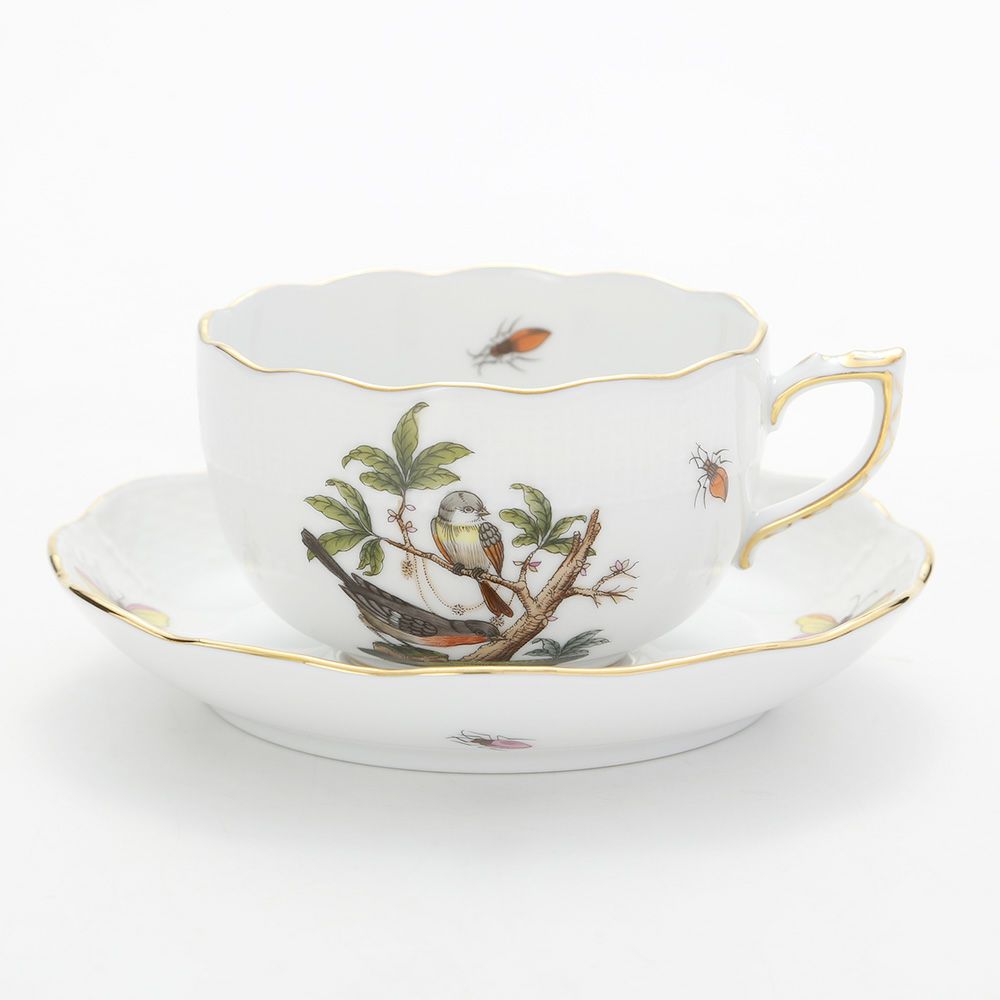 ヘレンド ロスチャイルドバード RO-2 00724-0-00 ティーカップ＆ソーサー 200ml