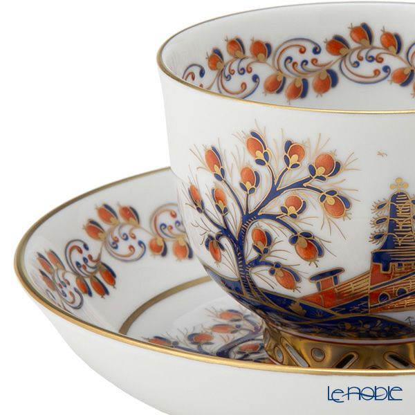 ヘレンド シノワズリ（中国趣味）ミラマーレ MRT（MR） 03364-0-21 マンダリン ラージカップ＆ソーサー