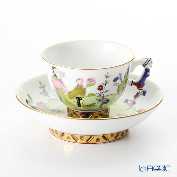 ヘレンド シノワズリ（中国趣味） 春慶 CSV 03371-0-21 マンダリン スモールカップ＆ソーサー