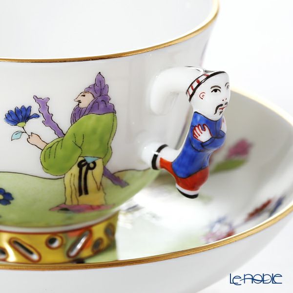 ヘレンド シノワズリ（中国趣味） 春慶 CSV 03371-0-21 マンダリン スモールカップ＆ソーサー