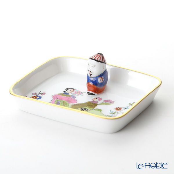 ヘレンド 春慶 CSV 07733-0-21 オブロングトレイ マンダリン 8cm