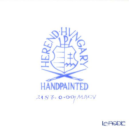 ヘレンド マカオグリーン MACV 02187-0-00 スクエアボウル 14cm