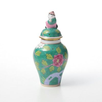 ヘレンド シノワズリ（中国趣味） 上海 SH 06574-0-21 ミニベース蓋付