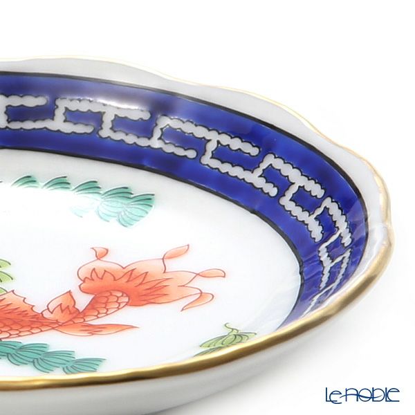 ヘレンド シノワズリ（中国趣味） ポワッソン 00335-0-00 スモールディッシュ 8.5cm