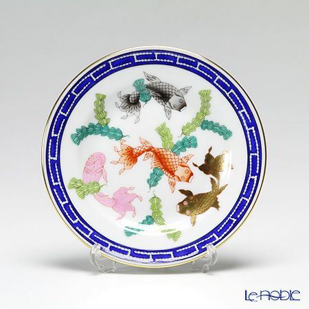 ヘレンド シノワズリ（中国趣味） ポワッソン 02512-0-00 プレート 12.5cm