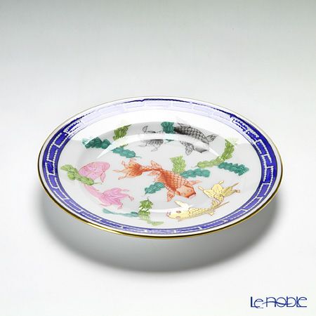 ヘレンド シノワズリ（中国趣味） ポワッソン 02512-0-00 プレート 12.5cm