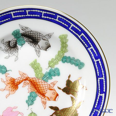 ヘレンド シノワズリ（中国趣味） ポワッソン 02512-0-00 プレート 12.5cm