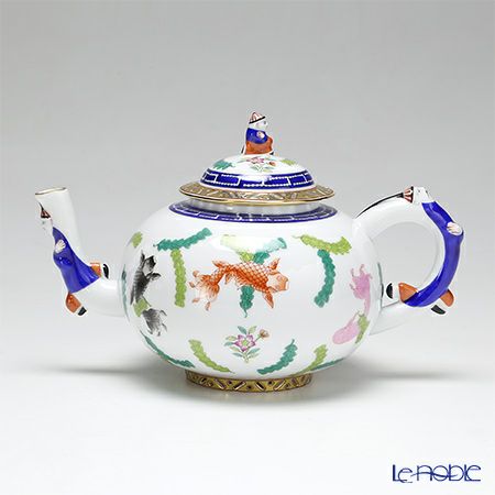 ヘレンド シノワズリ（中国趣味） ポワッソン 03304-0-21／3304 マンダリン ティーポット L 700ml