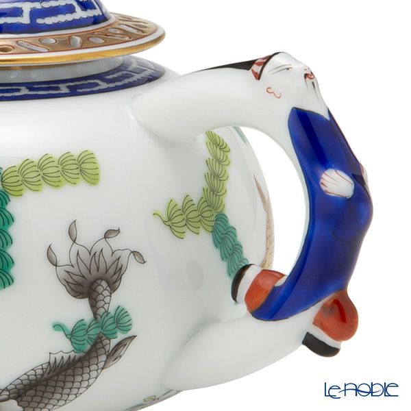 ヘレンド シノワズリ（中国趣味）ポワッソン 03305-0-21／3305 マンダリン ミニティーポット 350ml