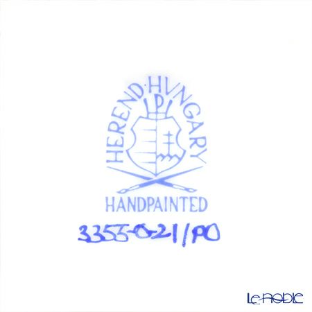 ヘレンド ポワッソン 03355-0-21／3355 シュガーポット（マンダリン） 100ml