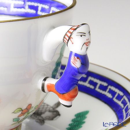 ヘレンド シノワズリ（中国趣味） ポワッソン 03371-0-21／3371 マンダリン スモールカップ＆ソーサー