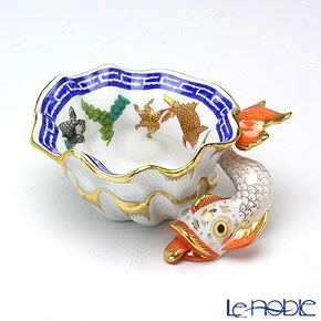 ヘレンド ポワッソン 07729-0-00 アッシュトレイ 10cm