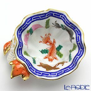 ヘレンド ポワッソン 07729-0-00 アッシュトレイ 10cm