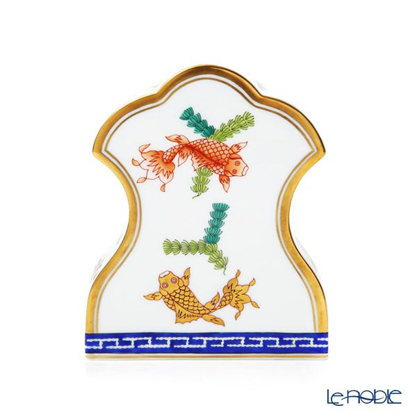 ヘレンド ポワッソン 08085-0-00 テーブルクロック 11cm