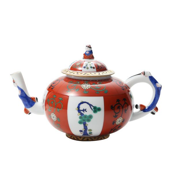 ヘレンド シノワズリ （中国趣味） ゲデレ G ティーポット（L）マンダリン 700ml 03304-0-21