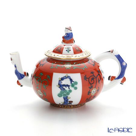 ヘレンド シノワズリ（中国趣味） ゲデレ G 03305-0-21 ミニティーポット（マンダリン） 350ml