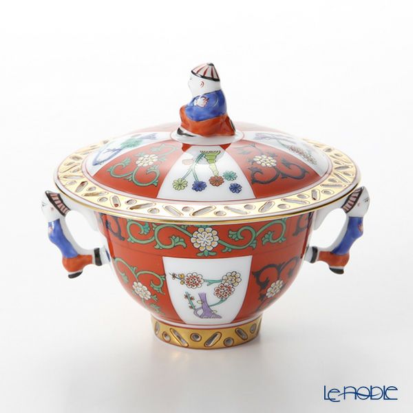 ヘレンド シノワズリ（中国趣味） ゲデレ G 03355-0-21 シュガーポット（マンダリン） 100ml