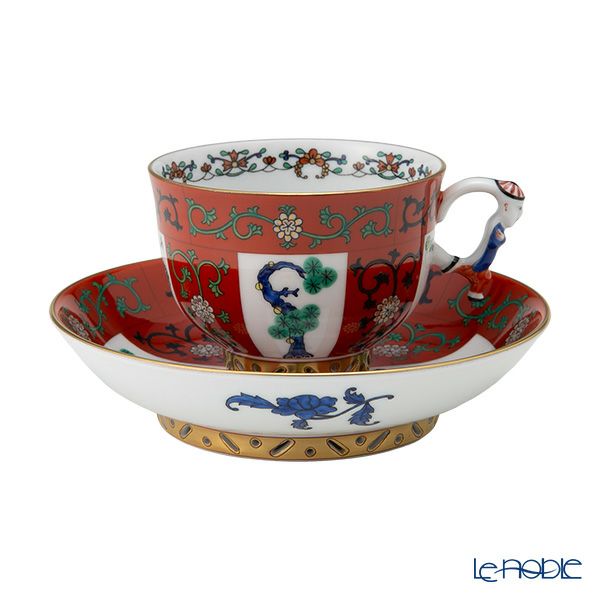 ヘレンド シノワズリ（中国趣味）ゲデレ G 03364-0-21 マンダリン ラージカップ＆ソーサー
