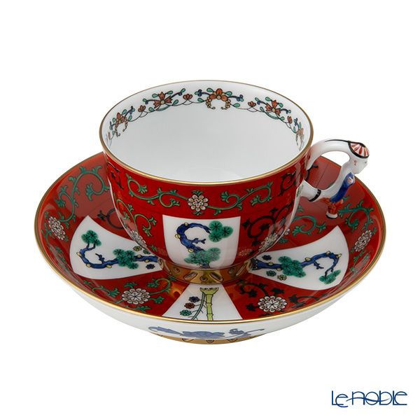 ヘレンド シノワズリ（中国趣味）ゲデレ G 03364-0-21 マンダリン ラージカップ＆ソーサー